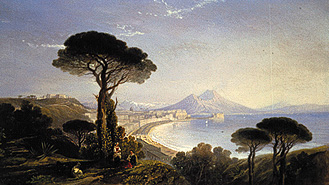 Vue sur le golfe de Naples à William James Muller