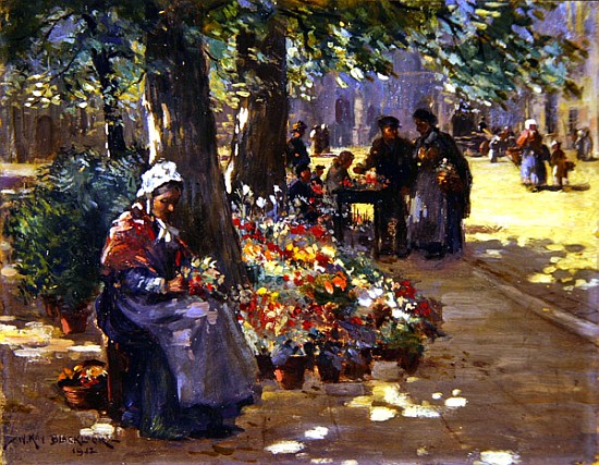 The Flower Seller à William Kay Blacklock