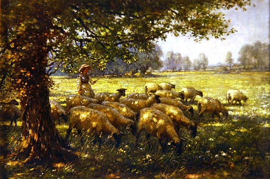 The Shepherdess à William Kay Blacklock