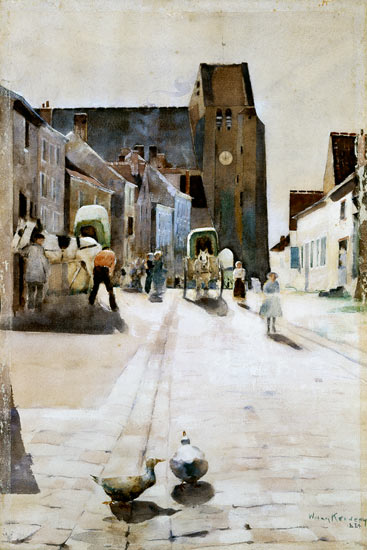 The Main Street, Grez-sur-Loing à William Kennedy