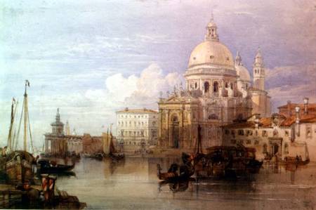 Santa Maria della Salute from the Grand Canal, Venice à William Leighton Leitch