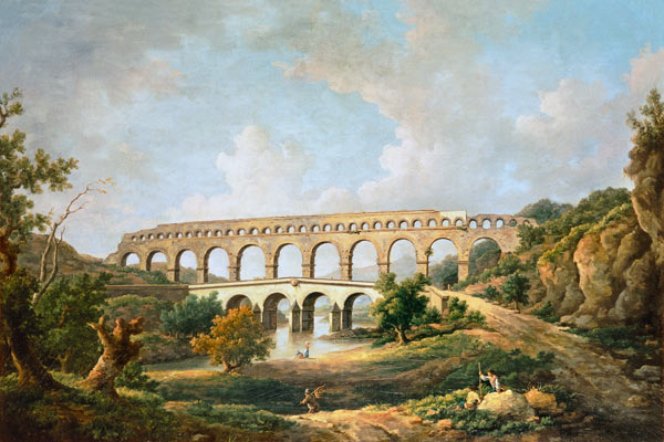 The Pont du Gard, Nimes à William Marlow