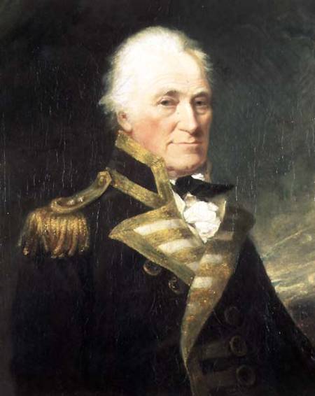 Portrait of Vice-Admiral John Hunter à William Mineard Bennett
