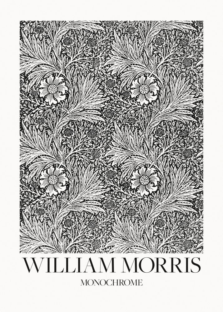 Marigold Monochrome à William  Morris