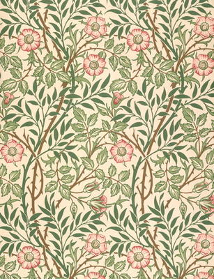 'Sweet Briar' design for wallpaper, printed by John Henry Dearle (1860-1932) 1917 à William  Morris