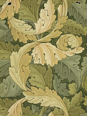 Wallpaper Design with Acanthus/Woodland colours, 1875 à William  Morris