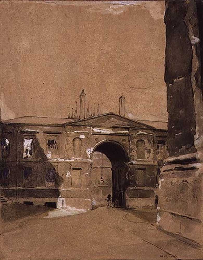 Canterbury Gate, Christ Church, Oxford à William Nicholson