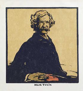 Mark Twain, from Twelve Portraits - Second Series, first published by William Heinemann, 1902