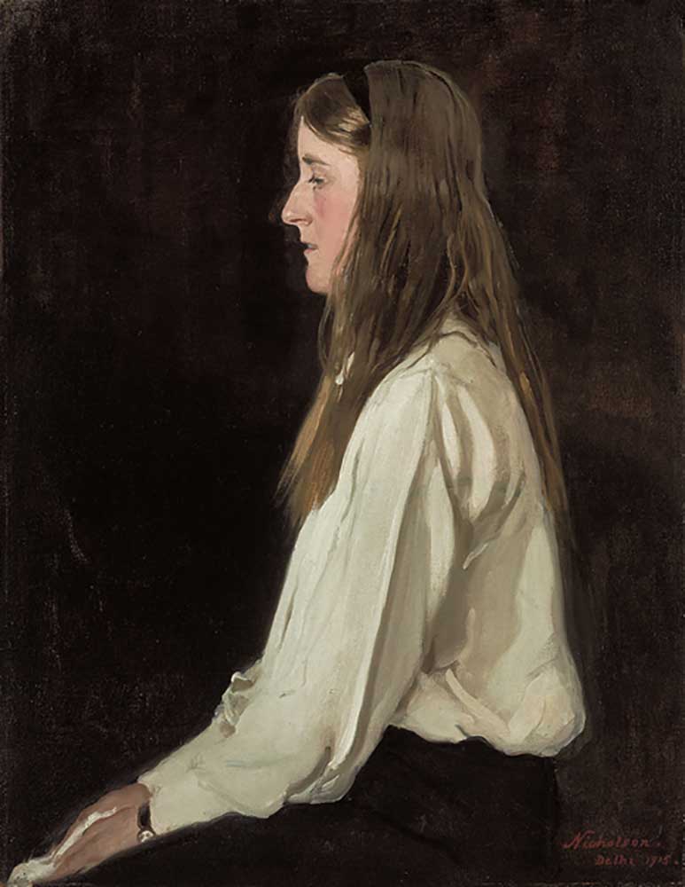 Portrait of Diamond Hardinge (1900-1927), 1915 à William Nicholson