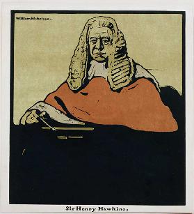 Sir Henry Hawkins, from Twelve Portraits, first published by William Heinemann, 1899
