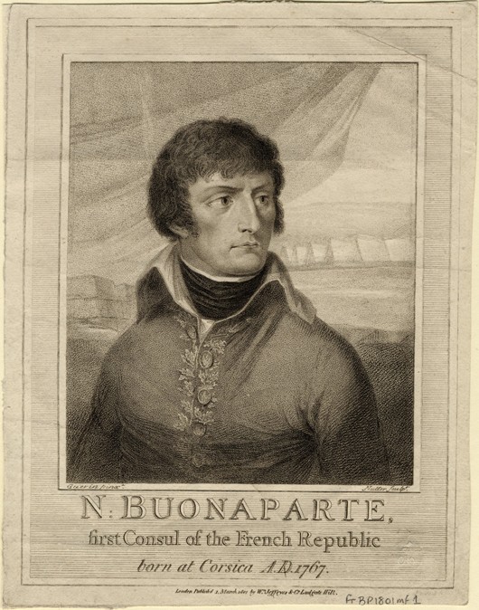 Napoleon Bonaparte as First Consul of France à William Nutter