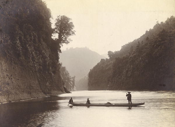 Whanganui River, c.1905 (silver gelatin print)  à William Partington