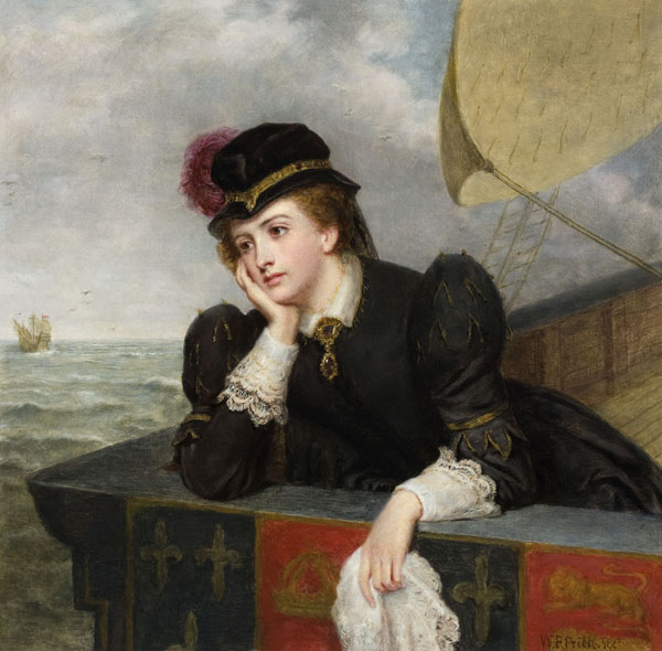 Mary Stuart returning from France à William Powel Frith