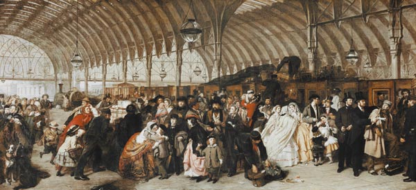 The Railway Station à William Powel Frith