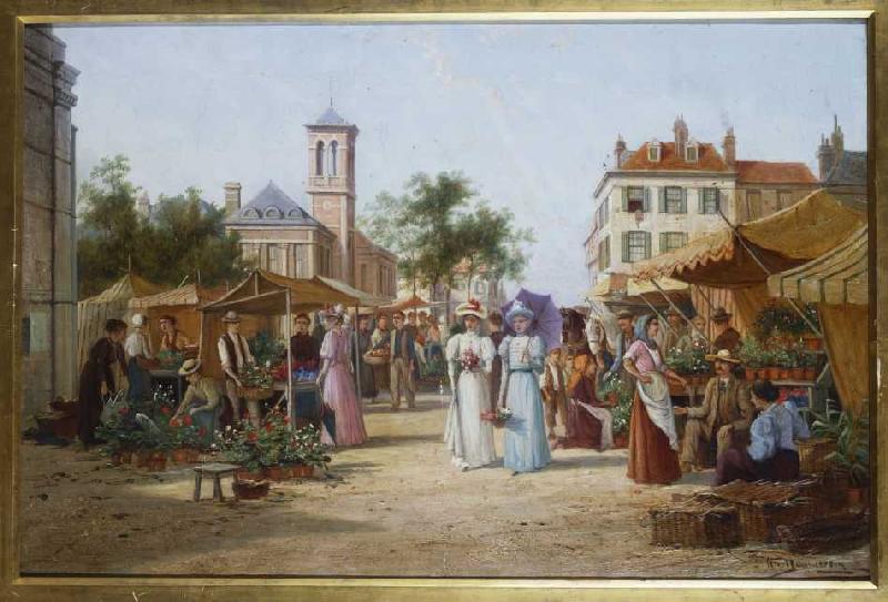 Der Marktplatz in Limburg, Niederlande. à William R. Dommersen
