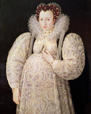 Unknown Lady, c.1595-1600 (panel) à William Segar
