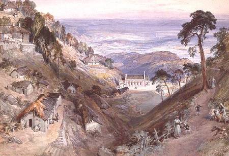 The Plains, Landour Church, Mussoorie à William Simpson