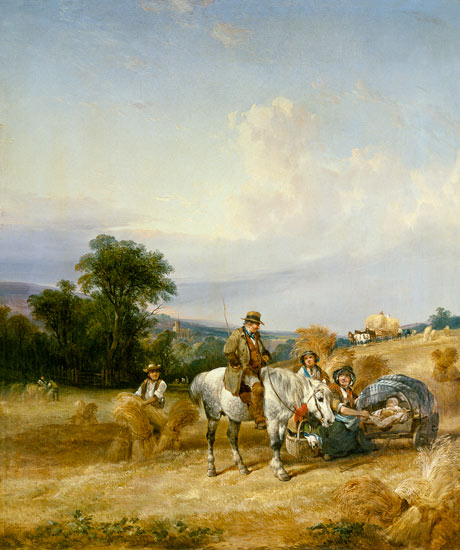 Harvesting Scene à William Snr. Shayer