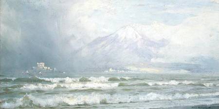 Vesuvius in Winter à William Trost Richards