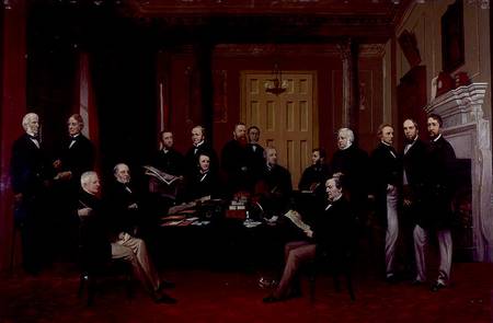 Gladstone's First Cabinet à William u. Henry Barraud