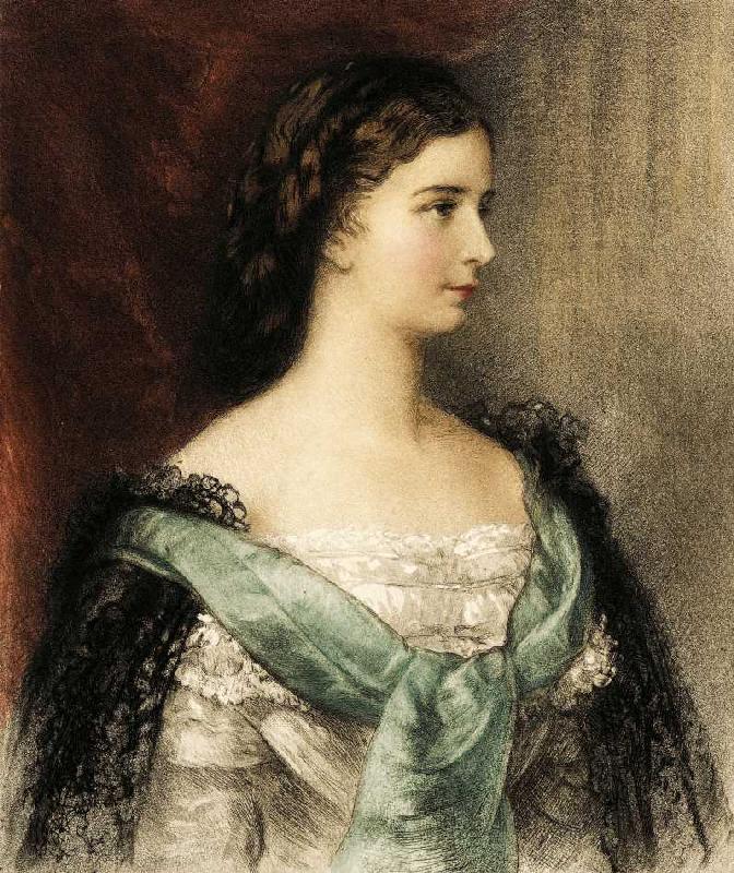 Portrait der Kaiserin Elisabeth von Österreich à William Unger