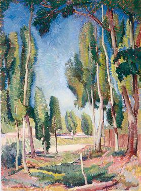 Poplars and Young Fields, 1940s
