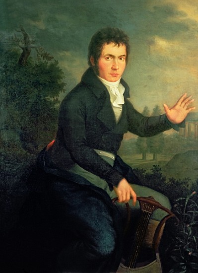 Ludvig van Beethoven (1770-1827), 1804 (for detail see 67289) à Willibrord Joseph Mahler ou Maehler
