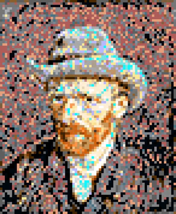 Vincent van Gogh Self-portrait 1 à Wim Heesakkers