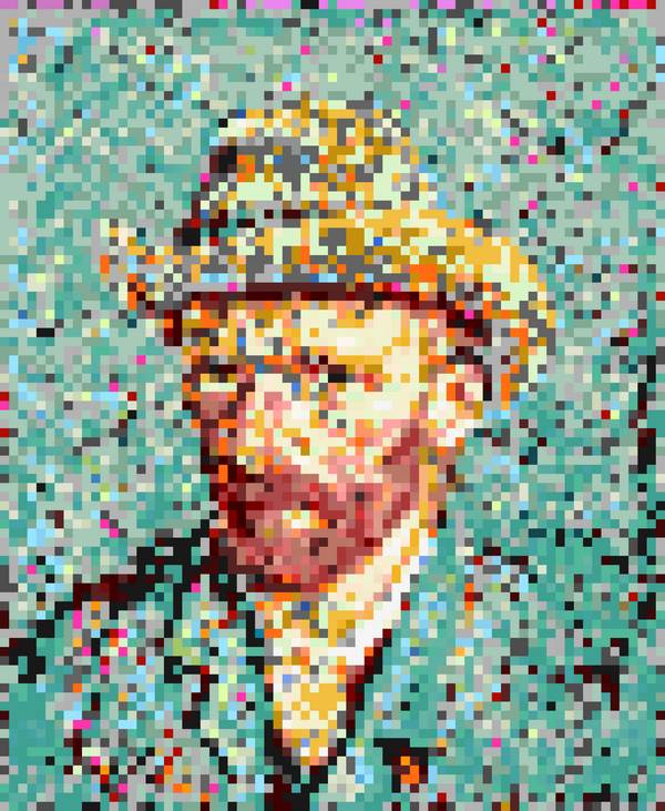  Vincent van Gogh Self-portrait 2 à Wim Heesakkers