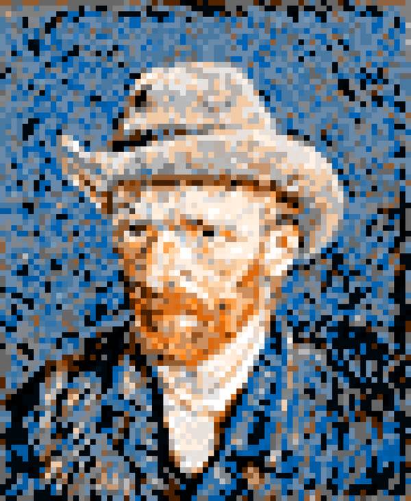 Vincent van Gogh Self-portrait 3 à Wim Heesakkers