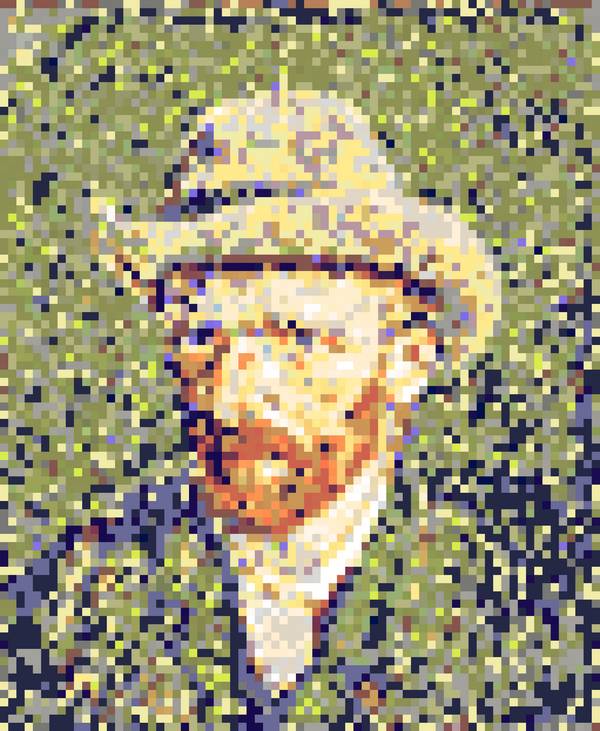 Vincent van Gogh Self-portrait 4 à Wim Heesakkers