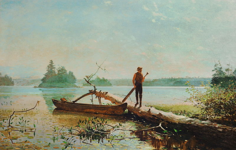 Winslow Homer, An Adirondack Lake à Winslow Homer