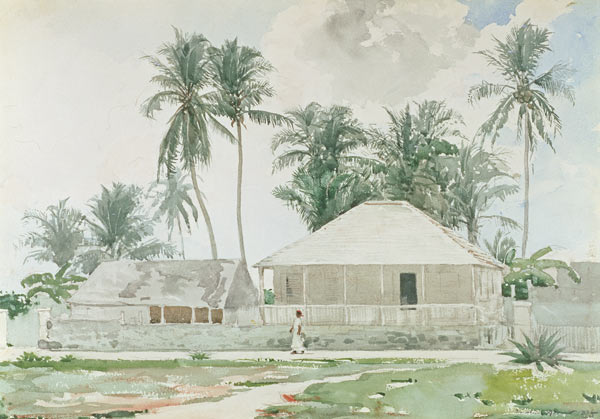 Cabins, Nassau à Winslow Homer