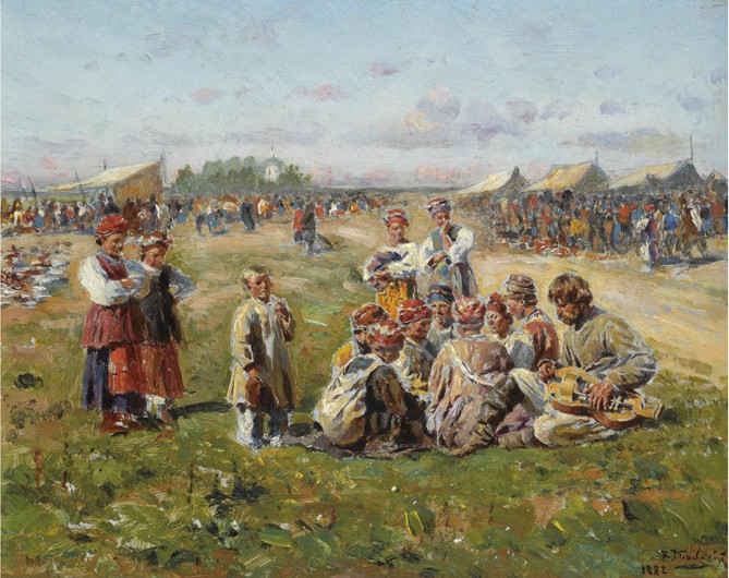 The Village Fair à Wladimir Jegorowitsch Makowski