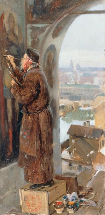 The icon painter à Wladimir Jegorowitsch Makowski