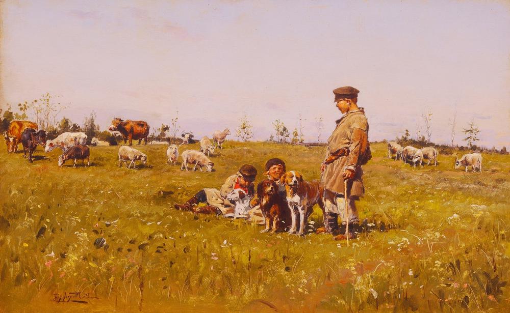 Shepherds à Wladimir Jegorowitsch Makowski