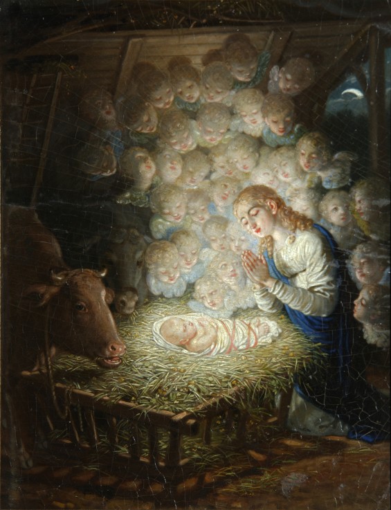 The Nativity of Christ (The Holy Night) à Wladimir Lukitsch Borowikowski