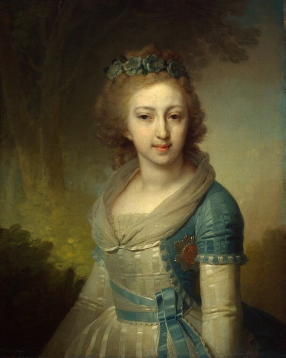 Grand Duchess Elena Pavlovna of Russia (1784-1803), Grand Duchess of Mecklenburg-Schwerin à Wladimir Lukitsch Borowikowski