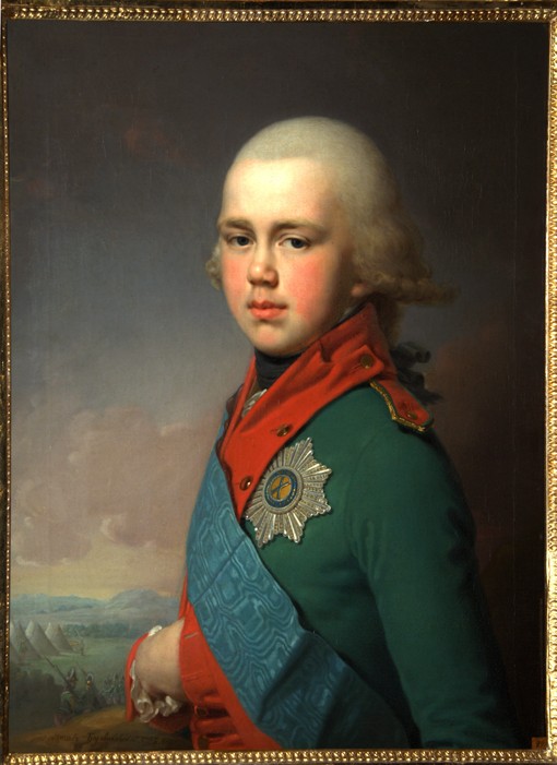 Portrait of Grand Duke Constantine Pavlovich of Russia (1779-1831) à Wladimir Lukitsch Borowikowski