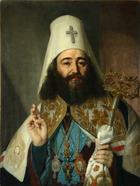 Portrait of Catholicos-Patriarch of All Georgia Anton II (1788-1811) à Wladimir Lukitsch Borowikowski