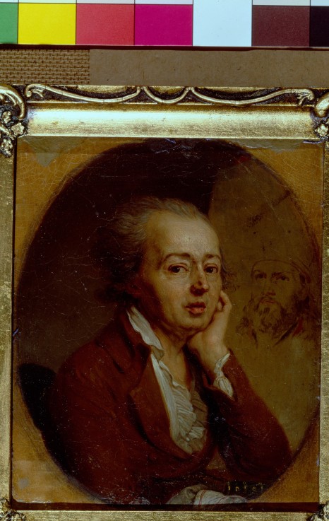 Portrait of the artist Dimitri Levitsky (1735-1822) à Wladimir Lukitsch Borowikowski