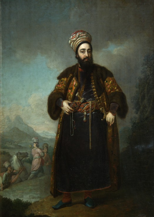 Portrait of Murtaza Kuli Khan à Wladimir Lukitsch Borowikowski