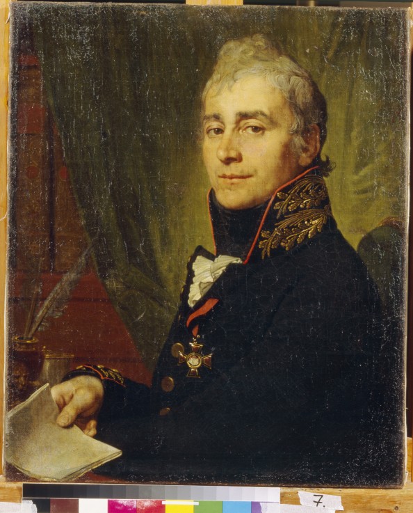 Portrait of Alexander Fedoseyevich Bestuzhev (1761-1810) à Wladimir Lukitsch Borowikowski