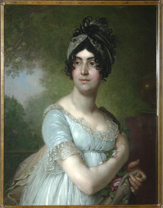 Portrait of Darya Semyonovna Yakovleva à Wladimir Lukitsch Borowikowski