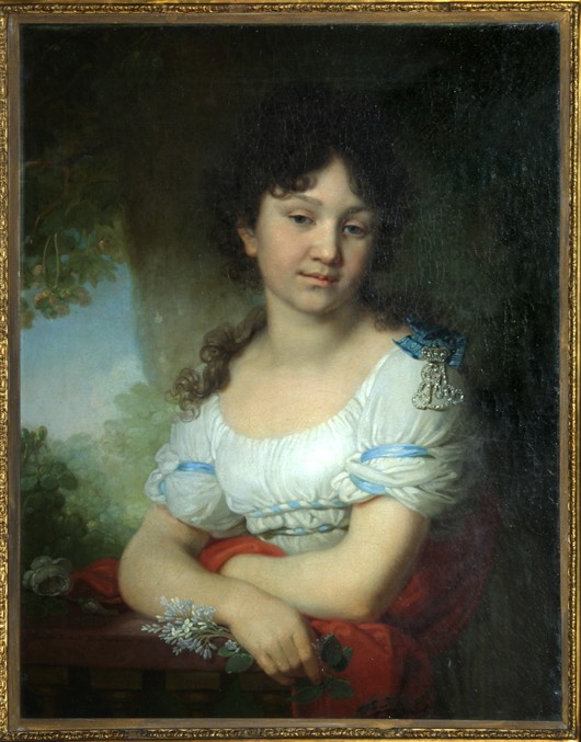 Portrait of Countess Maria Alexeyevna Orlova-Denisova à Wladimir Lukitsch Borowikowski