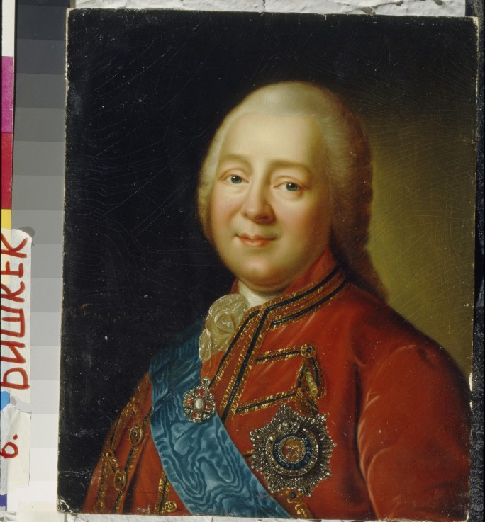 Portrait of General Count Nikita Ivanovich Panin (1718-1783) à Wladimir Lukitsch Borowikowski