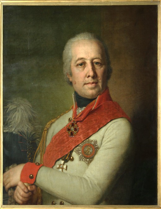 Portrait of Ivan Petrovich Dunin à Wladimir Lukitsch Borowikowski