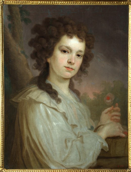 Portrait of Olga Kuzminichna Filippova (1772-1829) à Wladimir Lukitsch Borowikowski