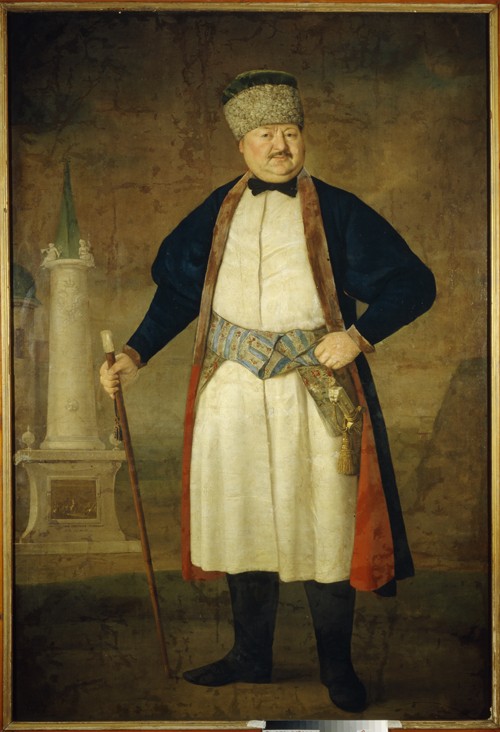 Portrait of the Pavel Yakovlevich Rudenko à Wladimir Lukitsch Borowikowski