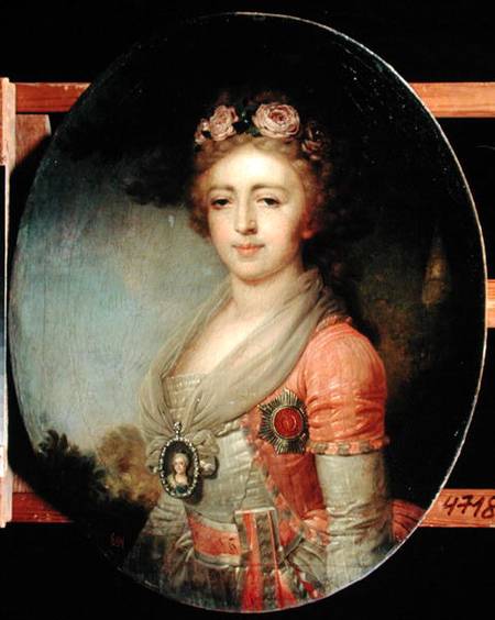 Portrait of Grand Duchess Alexandra à Wladimir Lukitsch Borowikowski